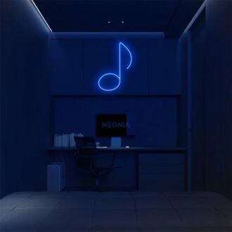 Brighten Up Your Space: Music Note LED Neon Sign for Home Decor, Bars, and Festive Celebrations.