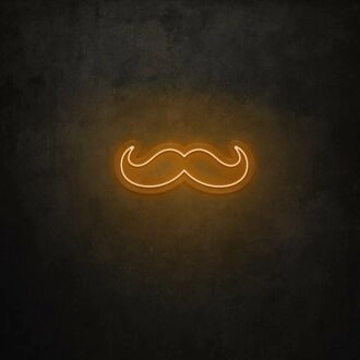Moustache LED Sign