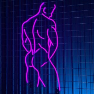 Naked Man Led Neon Sign Gay Body Club Neon Led Sign