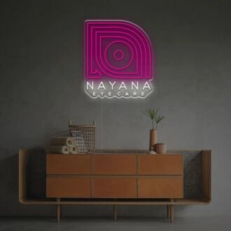Nayana Eye Care LED Neon Sign: A Dazzling Choice for Home Decor, Offices, Storefronts, and Trendy Bars.