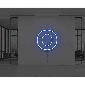 Neon Letter O