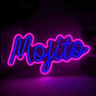 Mojito Bar Drink Neon Sign