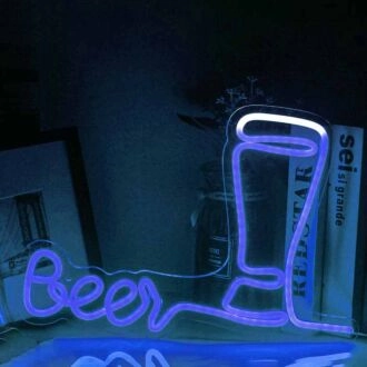 Customize Creative Beer Bottle Neon Sign