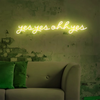Yes Yes Oh Yes: Let Neon Passion Light Up Your Space