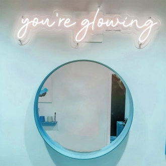 You're Glowing: Shine Bright with Neon Brilliance