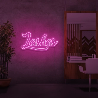 Eyelash Neon Sign