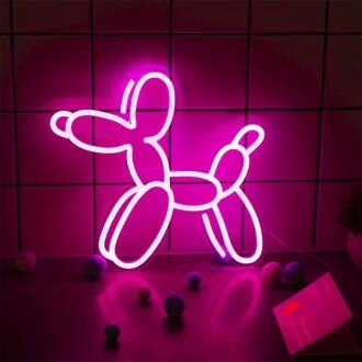 Brighten Up Your Space: Perfect for Bedroom, Home Bar, and Party - New Dog LED Neon Sign For Bedroom Acrylic LED Neon Sign.