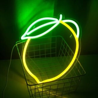 Fresh Lemon Fruit Neon Sign
