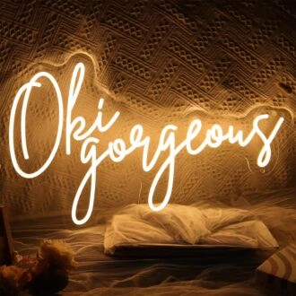 Oki Goageous Neon Sign