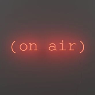 On Air V1 Neon Sign for Studios and Broadcasting Spaces
