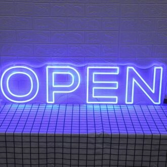 Open Neon Sign for Businesses and Shops