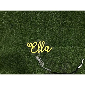 Bring Your Space to Life: Personalize Custom Ella LED Neon Sign for Home Decor, Stylish Offices, and Vibrant Event Highlights