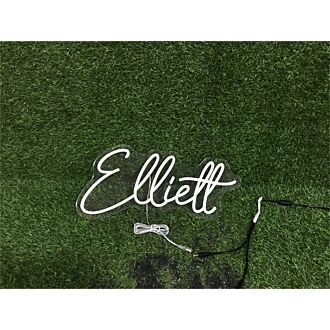 Brighten Up Your Space: From Home Decor to Weddings, Enhance Any Occasion with the Personalize Custom Elliett LED Neon Sign.