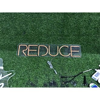 Brighten Up Your Space: Personalize Custom Reduce LED Neon Sign for Home, Office, and Special Events Decor.
