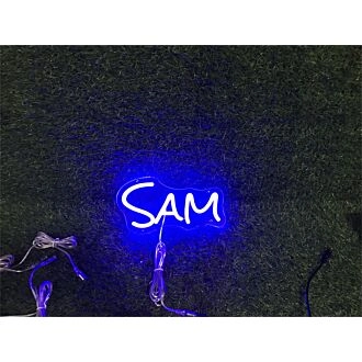 Brighten Your Space: Personalize Custom Sam LED Neon Sign for Home Decor, Office Ambiance, and Festive Celebrations.