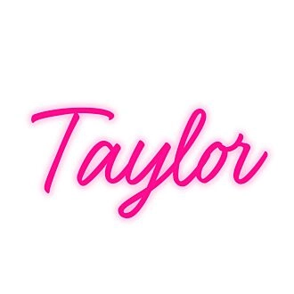 Brighten Up Your Space: Personalized Decor Taylor LED Neon Wall Light Perfect for Home, Bars, and Special Celebrations