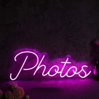 Photos Purple Neon Sign