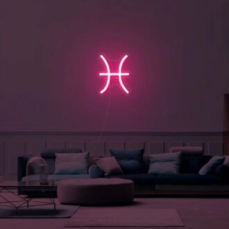 Pisces Zodiac Neon Sign
