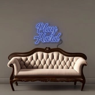 Play Hard Led Neon Signs