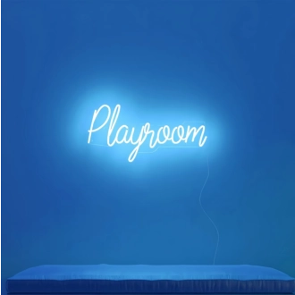"Playroom LED Neon Sign: Brighten Your Play Space with Colorful Fun"