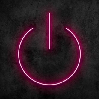 Power On Neon Sign