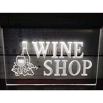 Wine Shop Hanging Neon Sign