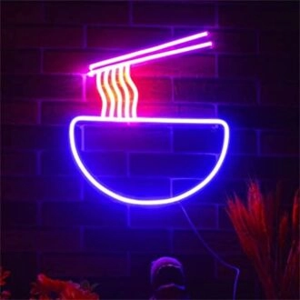 Ramen Sign Neon Sign LED Wall Sign for Restaurants