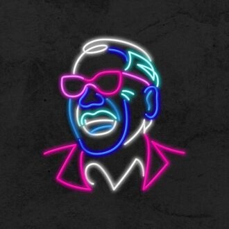 Ray Charles Neon Sign