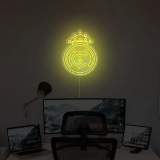 Real Madrid Neon Sign for Sports Fans