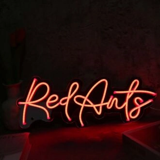 Red Ants LED Neon Sign