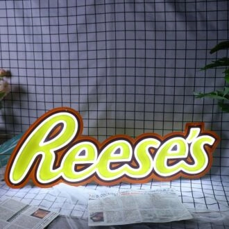 Reese's Neon Sign for Candy Lovers