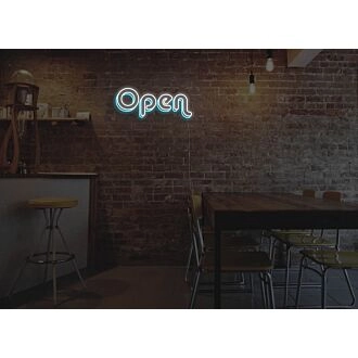Retro Version 2 Open Neon Sign for Businesses and Shops