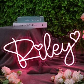 Riley Red Neon Sign