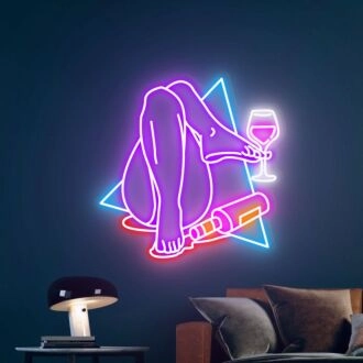 Transform Your Space: From Bedroom Charm to Bar Glam with the Sex Legs Neon Sign, Ideal for Home Decor, Trendy Office Spaces, and Vibrant Party Settings.