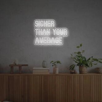 Elevate your bar, office, or game room ambiance with the Sicker Than Your Average LED Neon Sign.