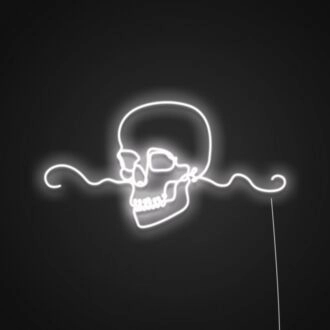Skull Customizable Sign Neon Sign Perfect for unique and edgy decor