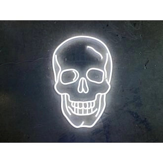 Skull Neon Sign for Edgy and Bold Decor