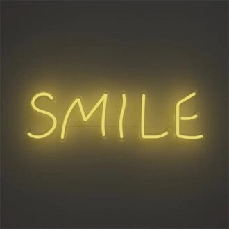 Brighten Your Space: Smile LED Neon Sign for Home, Office, Storefront, and Festive Celebrations