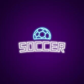 Soccer Neon Sign for Sports Enthusiasts