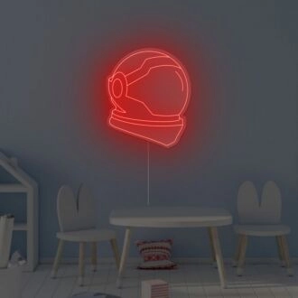 Space Helmet Neon Sign
