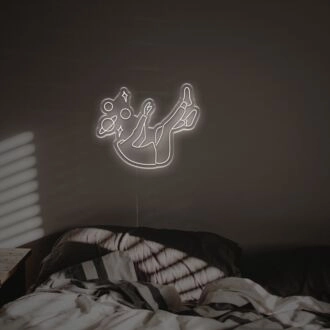 Brighten Up Your Space: Speace Head LED Neon Sign Ideal for Home Decor, Offices, and Trendy Bars.