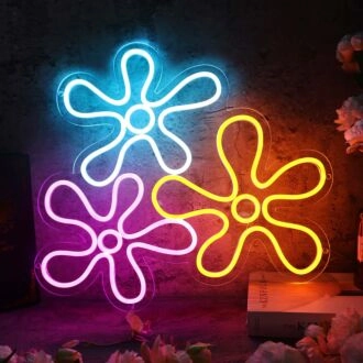 Spongebob Flower Custom Neon Sign