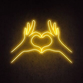 Spread Love Neon Sign for Positive and Loving Spaces