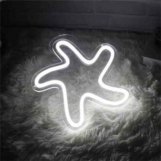 Brighten Up Your Space: Perfect for Home Decor, Parties, and Beach-Themed Events with Starfish LED Neon Sign.