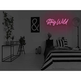 Stay Wild Version 2 Neon Sign for Fun and Playful Spaces