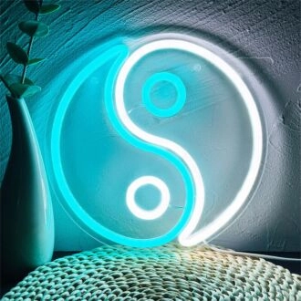 Elevate Your Space: Tai Chi LED Neon Sign for Home Decor, Office Ambiance, and Bar Enchantment
