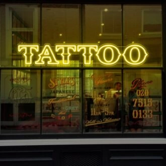 Tattoos Neon Sign For Wall for Tattoo Studios