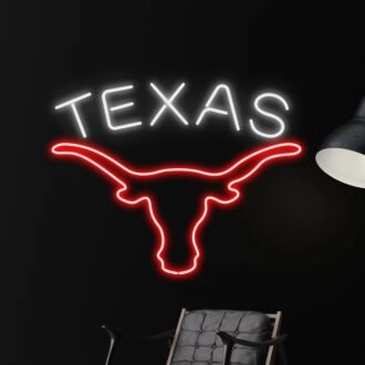 Texas Bull Head Led Neon Sign Texas Bull Head Neon Light Led Sign Bar Club Decor