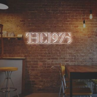 Brighten Up Your Living Space, Office, or Next Big Event with The 1975 LED Neon Sign.