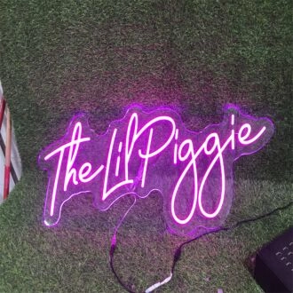 Brighten Your Space: From Home Decor to Bars - The Lil Piggie Pink LED Neon Sign Shines Everywhere
